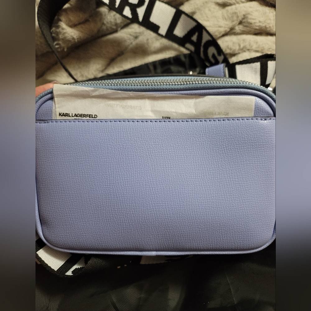 KARL LAGERFELD Maybelle Solid Crossbody NWT - Picture 9 of 16
